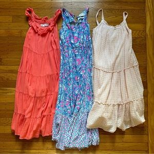 Zara & Lilly Pulitzer x Target Maxi Dresses Bundle size 7